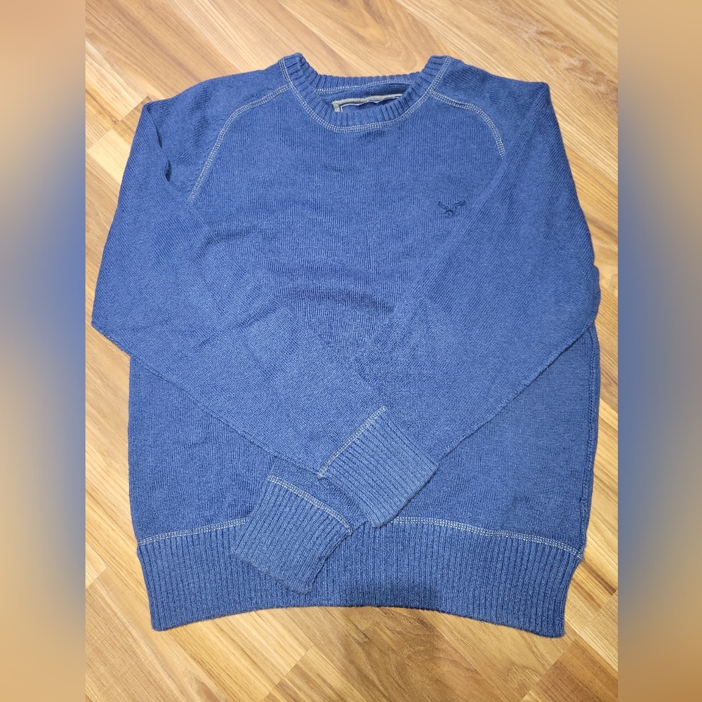 American Eagle Outfitters Men's Navy Crewneck Sweater